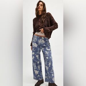 Free people seaside pull on pants